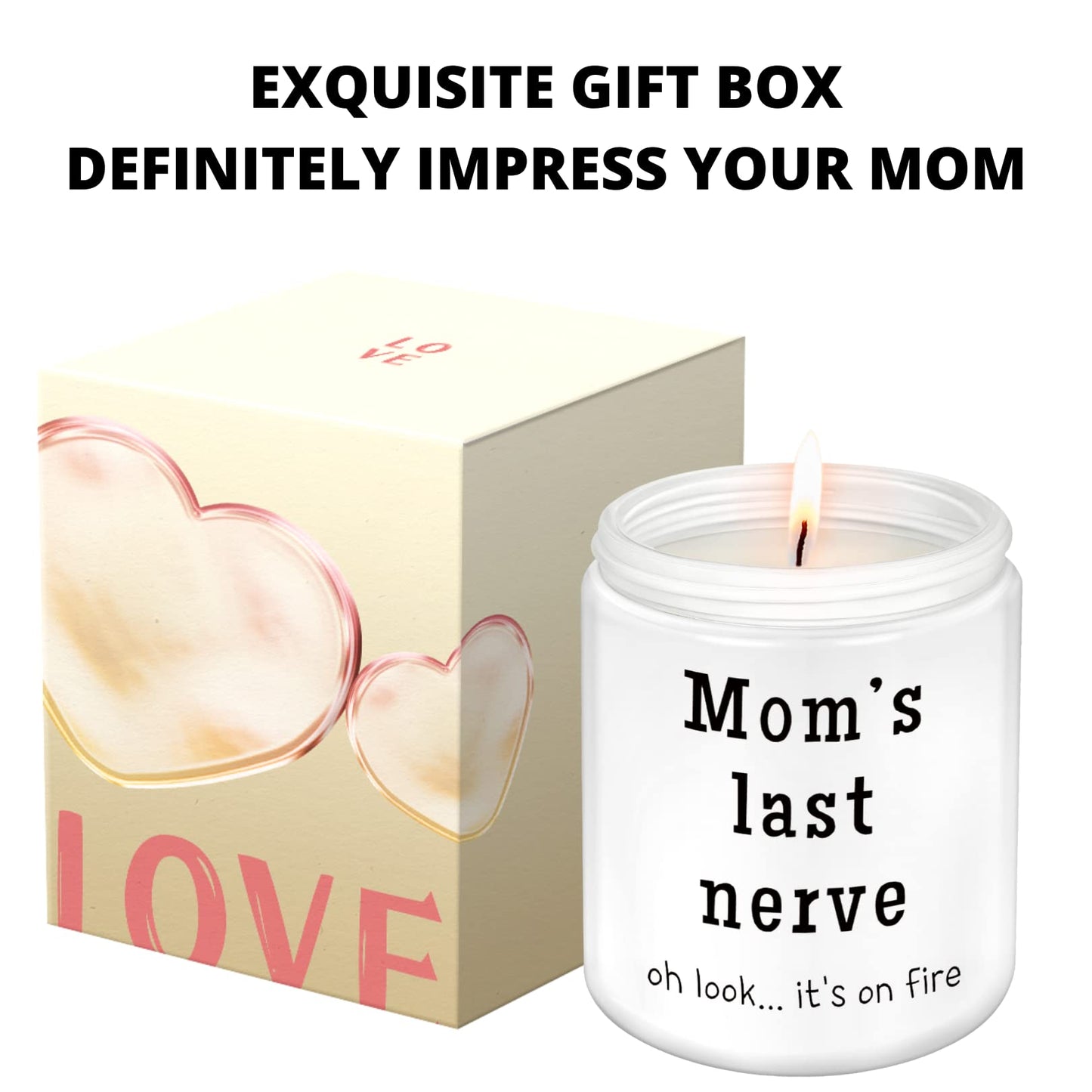 Lacrima Mothers Day Gifts for Mom from Daughter Son - Mothers Day Gifts for Wife, Mother's Day Gift Ideas, Gifts for Mom, Mom Gifts, Birthday Gifts for Mom, 7oz Lavender Candle