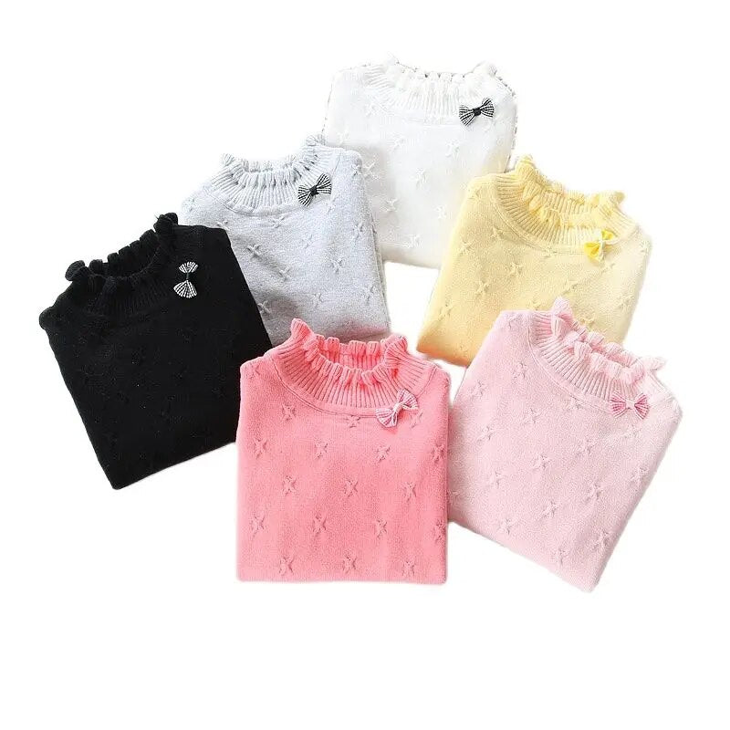 2021 New winter autumn girls  sweater children sweaters children outerwear sweater 2-5 years baby  1258