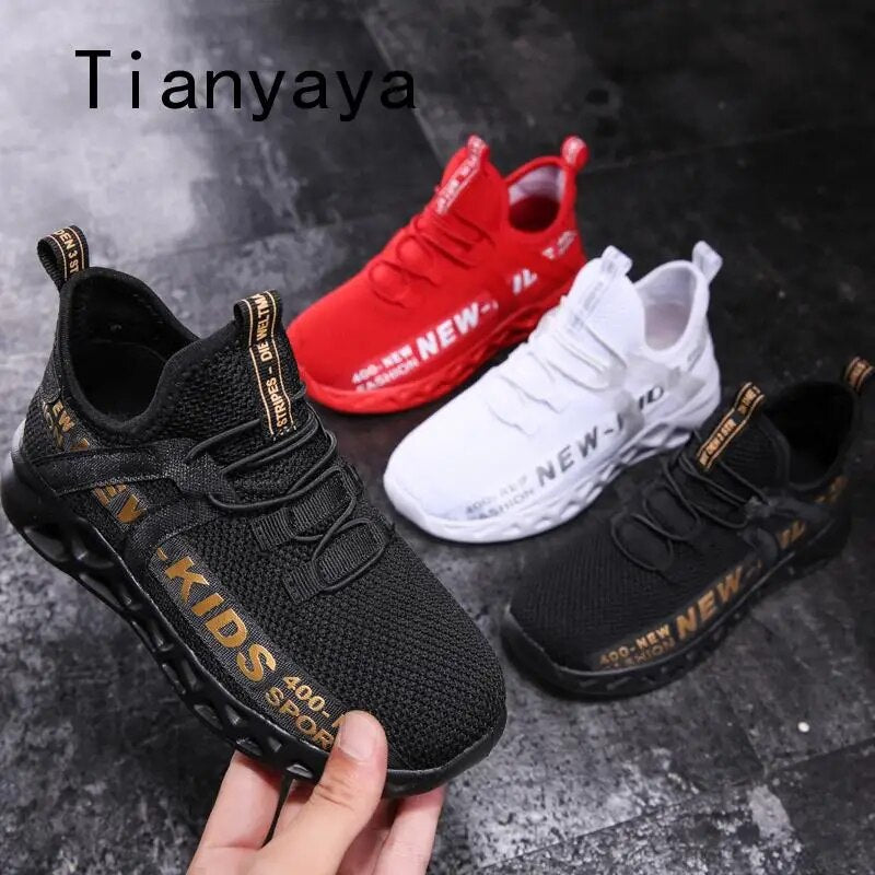 Sneakers For Boys And Girls Lightweight Kids Shoes Comfortable Children Running Shoes