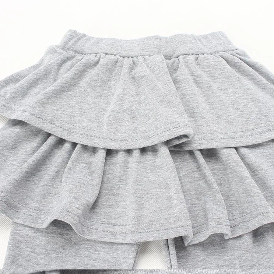 SheeCute New Arrival Spring Autumn girls leggings Girls Skirt-pants Cake skirt  girl baby pants kids leggings  3-11Y Q2306
