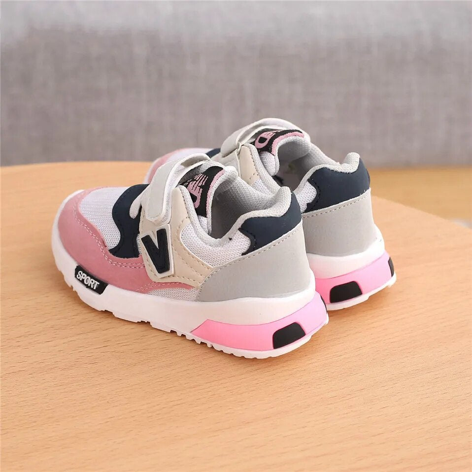 Spring Autumn Kids Shoes Baby Boys Girls Children's Casual Sneakers Breathable Soft Anti-Slip Running Sports Shoes Size 21-30