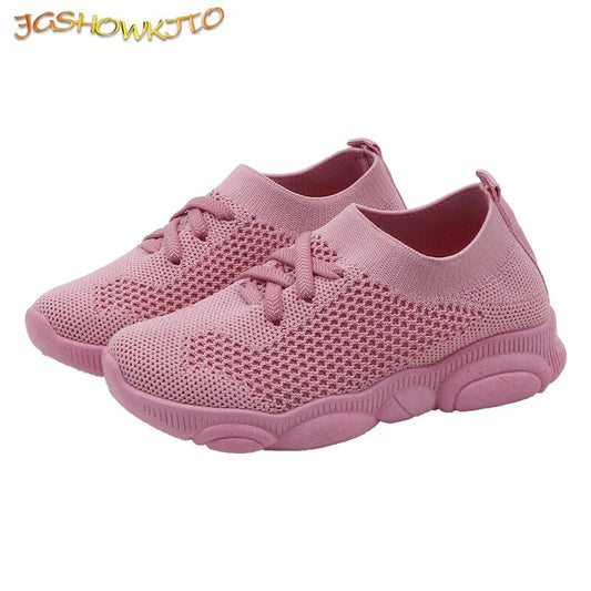 Kids Shoes Girls Boys Sports Shoes Antislip Baby Sneaker Casual Flat Sneakers Children Running Shoes Air Mesh Slip-on Size 22-39