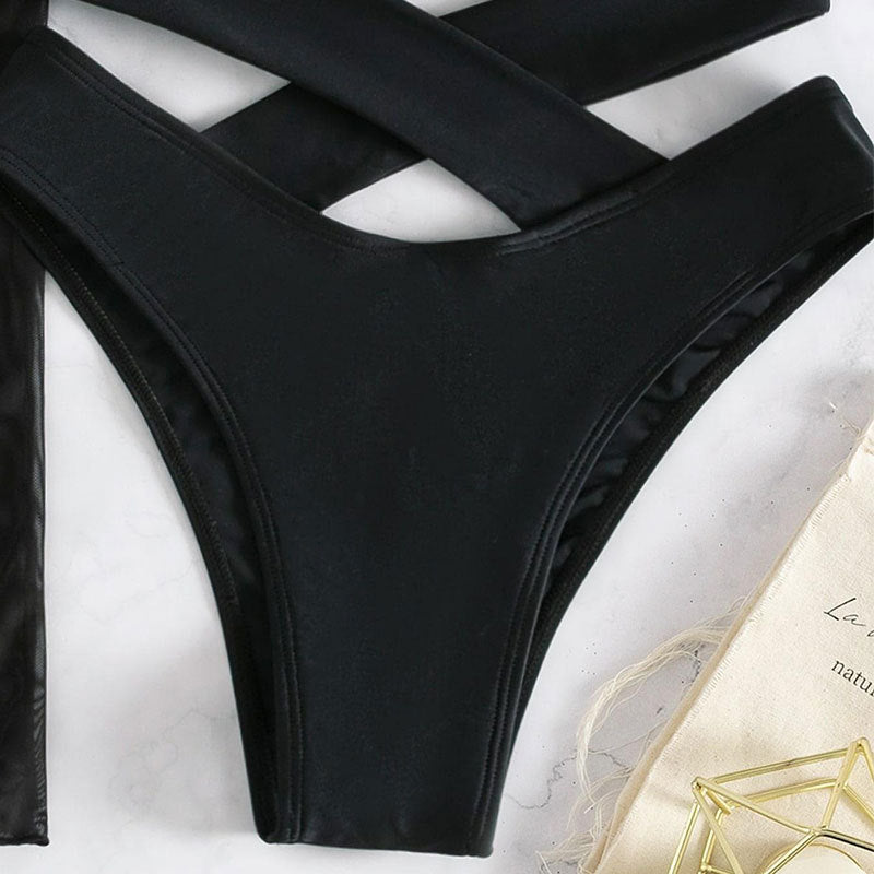 Women's Shawl Blouse Sunscreen Bikini Three-piece Set