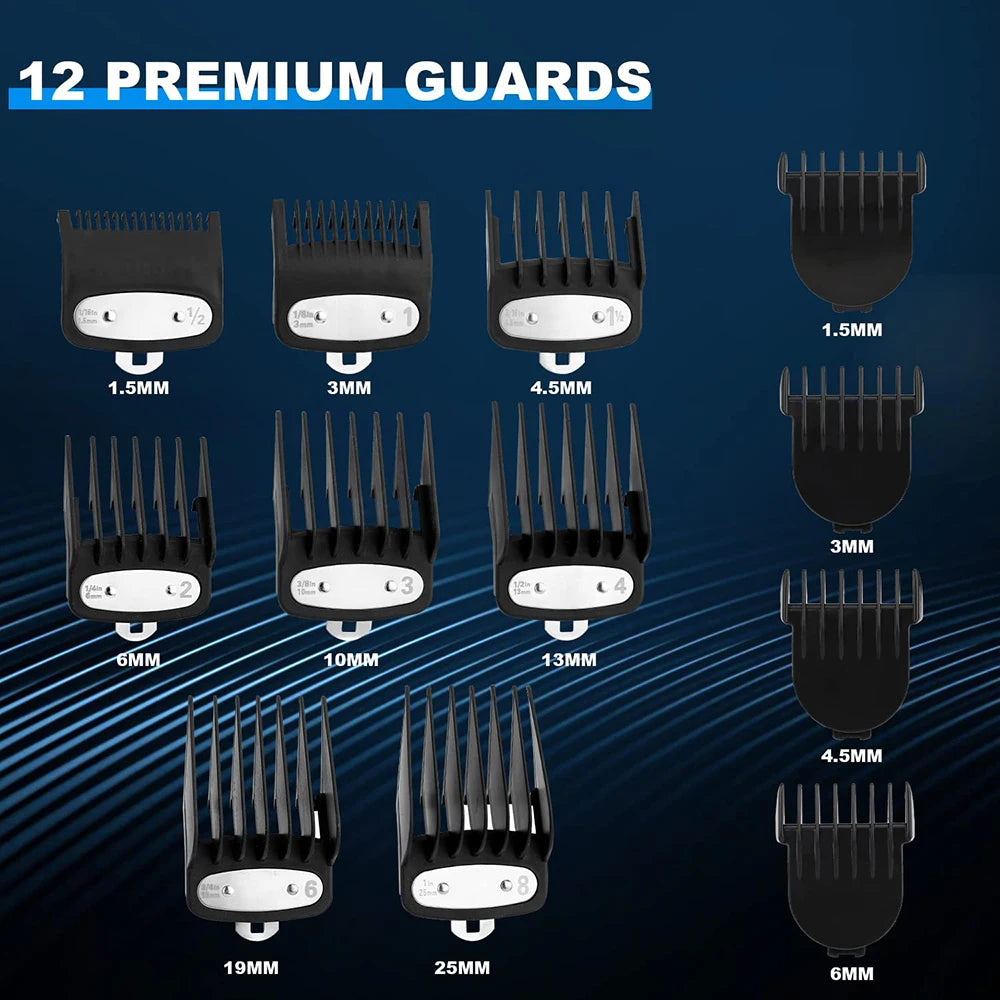 Professional Hair Clipper Trimmer Set For Men Cordless Beard Trimmer Hair Cutter Hair Cutting Machine Barber Haircut Grooming
