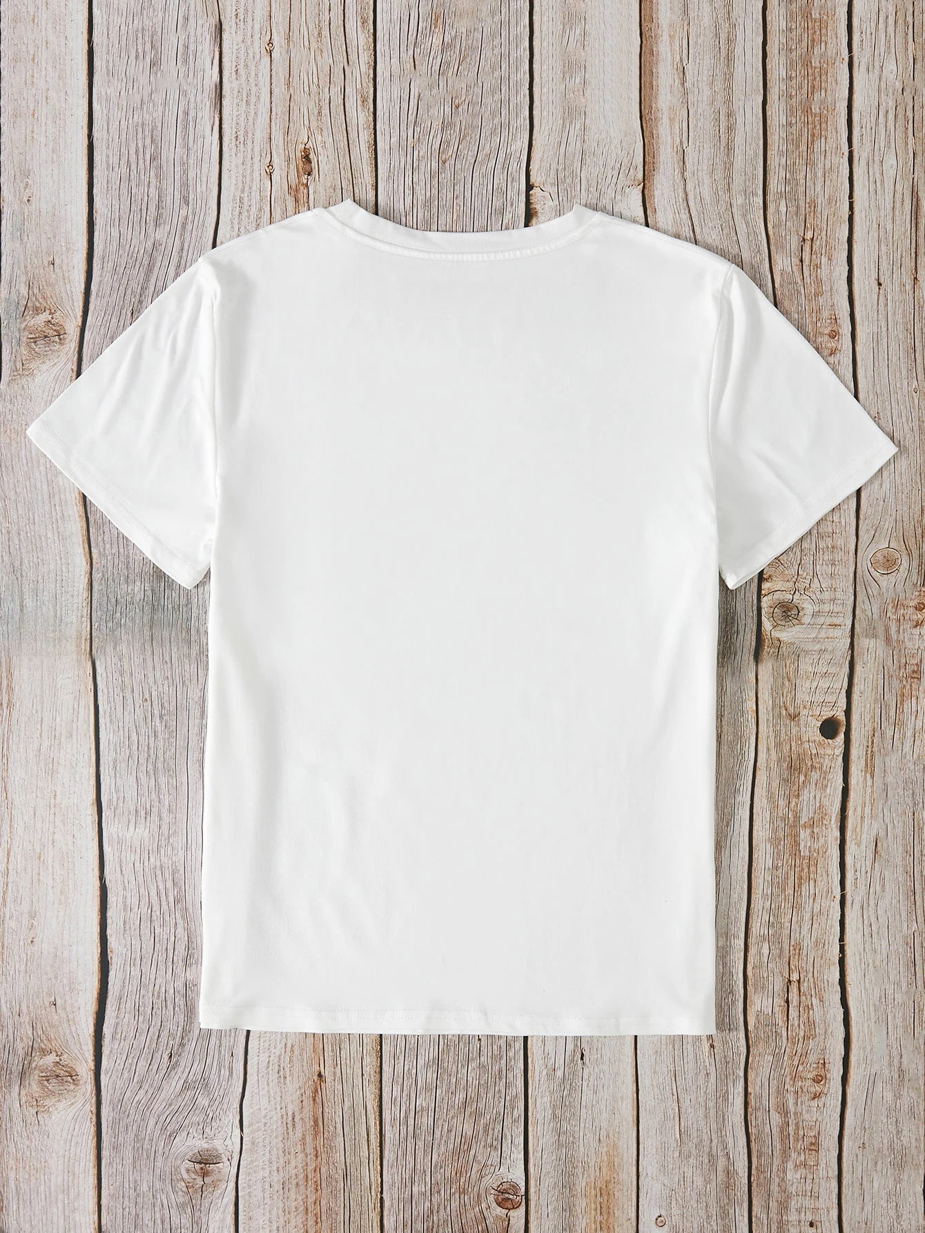 Casual Fashion Top Shirt, Letter Print Short Sleeve T-Shirt Round Neck T-Shirts, Women's Clothing