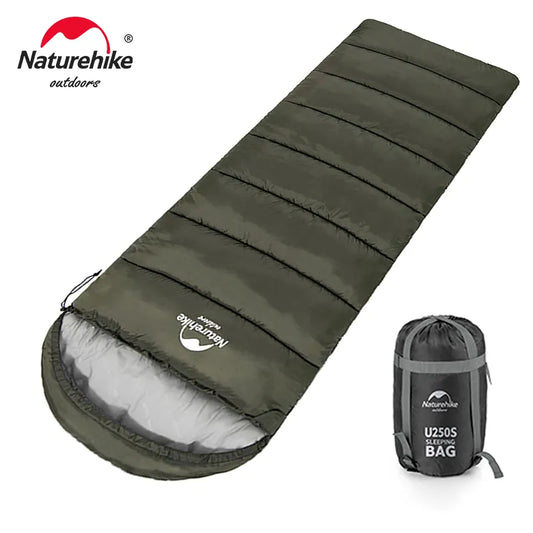 Naturehike Sleeping Bag Ultralight Winter Cotton Sleeping Bag Warmth Double Person Sleeping Bag Spliceable Camping Sleeping Bags
