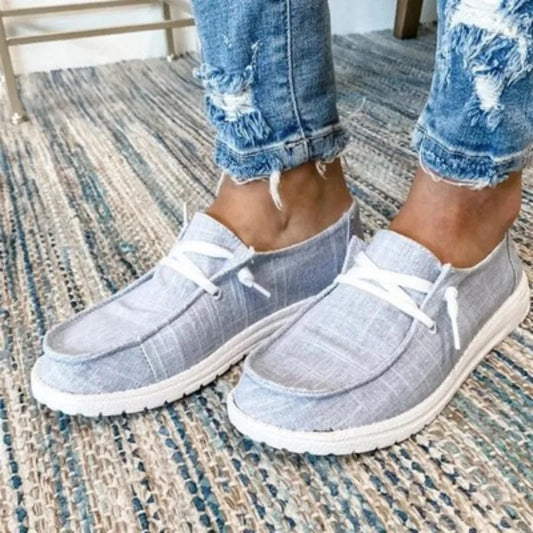 2022 Fashion Casual Plus Size Flats Shoes Women Work Shoes Comfortable for Work Breathable Loafers Sneakers Zapatos De Mujer