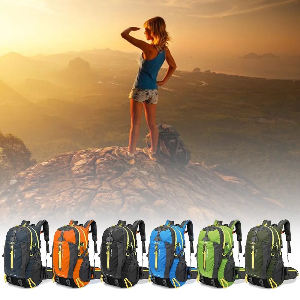 40L Outdoor Bags Water Resistant Travel Backpack Camp Hike Laptop Daypack Trekking Climb Back Bags For Men Women