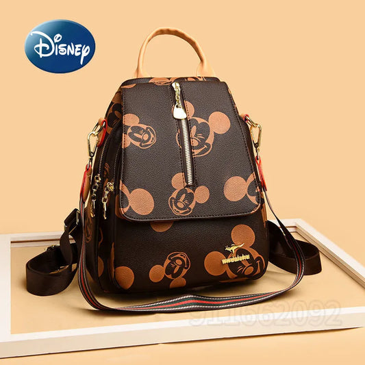 Disney Mickey New Women's Backpack Luxury Brand Women's Backpack Large Capacity Multifunctional Fashion Travel Backpack