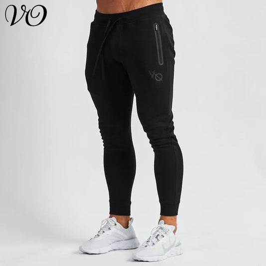 Joggers Sweatpants Men Sports Fitness Cotton Pants Fashion Men's Clothing Drawstring Casual Pants Gym Running Training Trousers