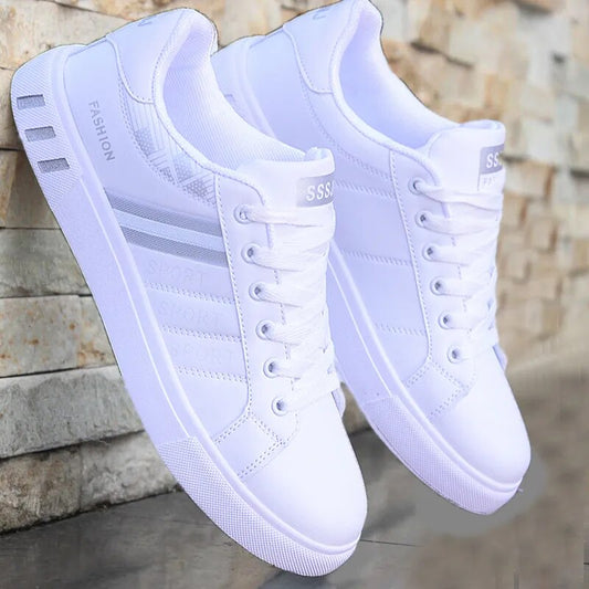 Lightweight Breathable Men Shoes Flat Lace-Up Men Sneakers White Business Travel Unisex Tenis Masculino 2023 Men Shoes