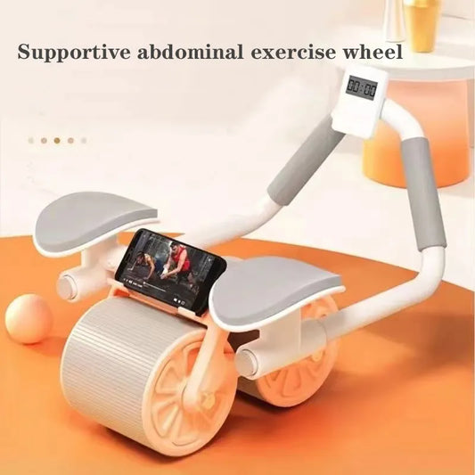 Abdominal Wheel Automatic Rebound Muscle Training Household Female Flat Support Trainer Push-up Abdominal Roll