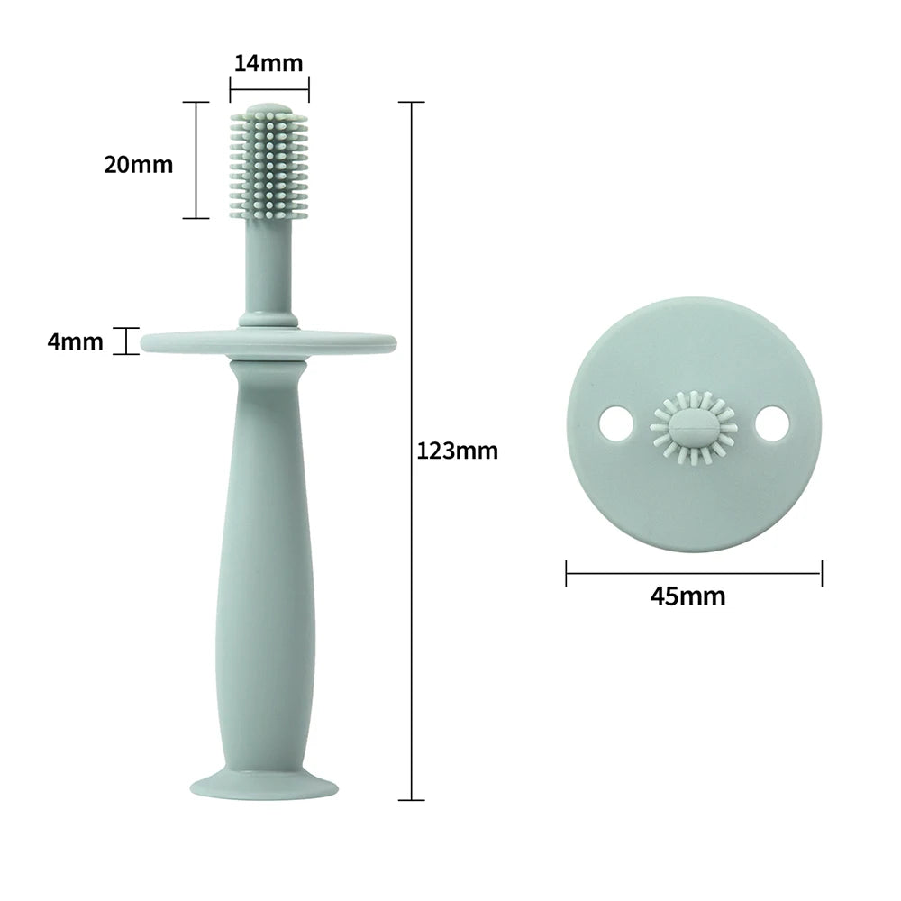 Baby Soft Toothbrush BPA Free Silicone Infant Tooth Teeth Clean Brush Food Grade Silicone Bebes Oral Health Care Kid Items