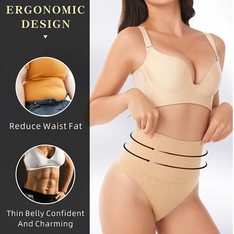 Shapewear For Women Waist Trainer Butt Lifter Body Shaper Slimming Briefs Tummy Corrective Underwear Control Sexy Thong Panties