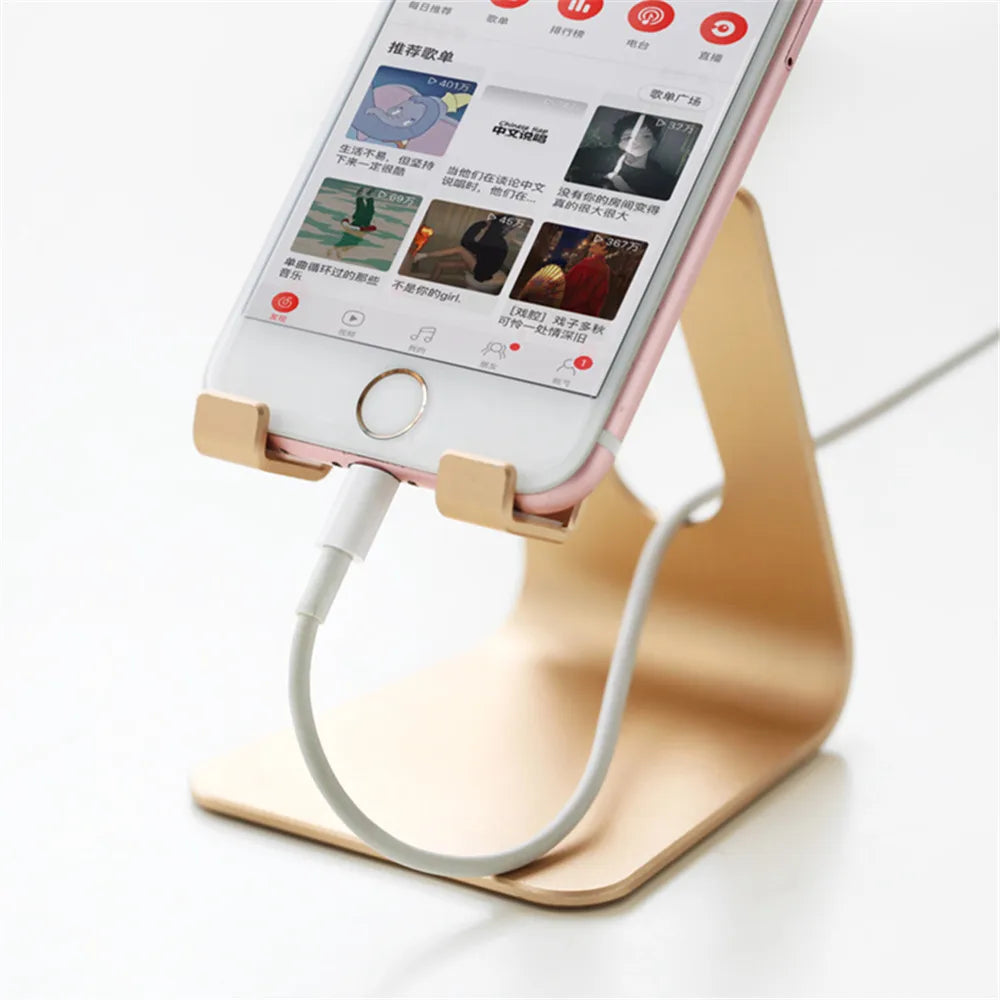 Luxury Tablet Mobile Phone Desktop Holder Phone Stand Display Stand Buisness Photocard Holder Office Organizer Desk Accessories