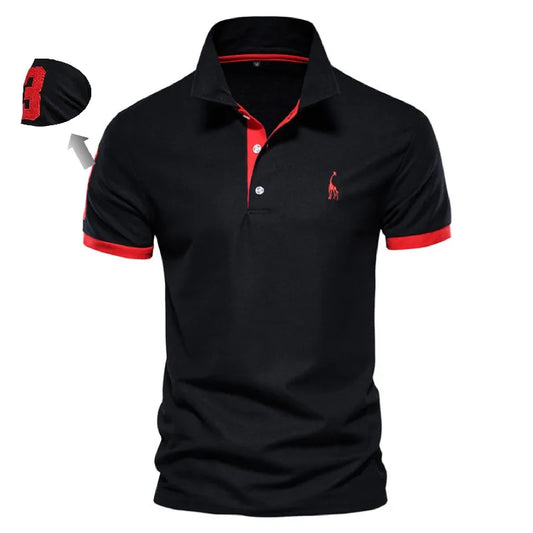 AIOPESON Embroidery 35% Cotton Polo Shirts for Men Casual Solid Color Slim Fit Mens Polos New Summer Fashion Brand Men Clothing