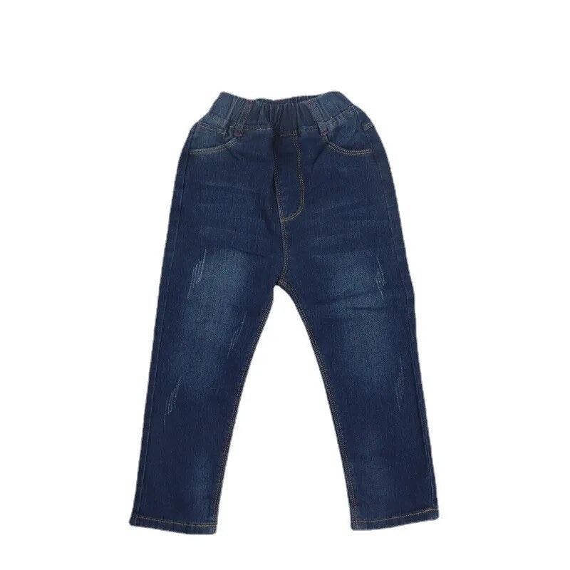 New Kids Boys Denim Clothes Pants Children Wears Clothing Long Bottoms Baby Boy Skinny Jeans Trousers 4 5 6 7 8 9 10 11 Years