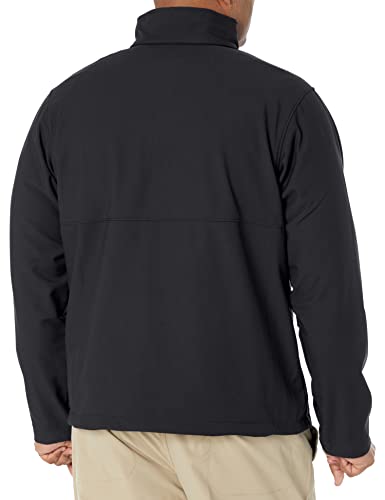 Columbia Men's Ascender Softshell Front-Zip Jacket, Black, X-Large