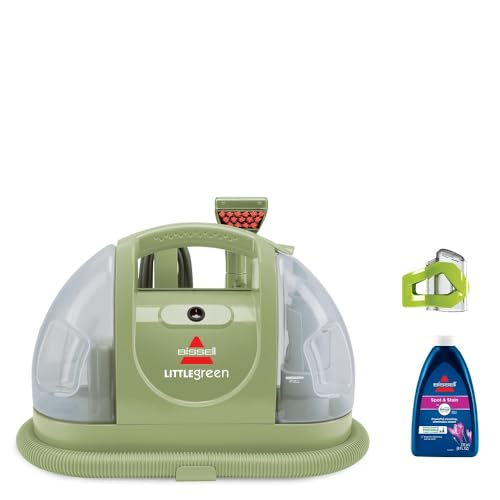 BISSELL Little Green Multi-Purpose Portable Carpet and Upholstery Cleaner, Car and Auto Detailer, with Exclusive Specialty Tools, Green, 1400B
