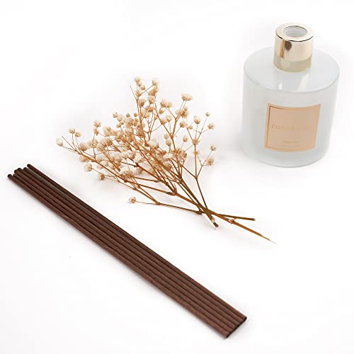 COCORRÍNA Reed Diffuser Set, 6.7 oz Clean Linen Scented Diffuser with Sticks Home Fragrance Reed Diffuser for Bathroom Shelf Decor