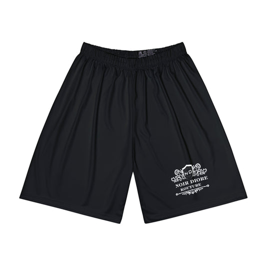 Noir Diore Kouture - Men’s (Black & White) Sports Shorts