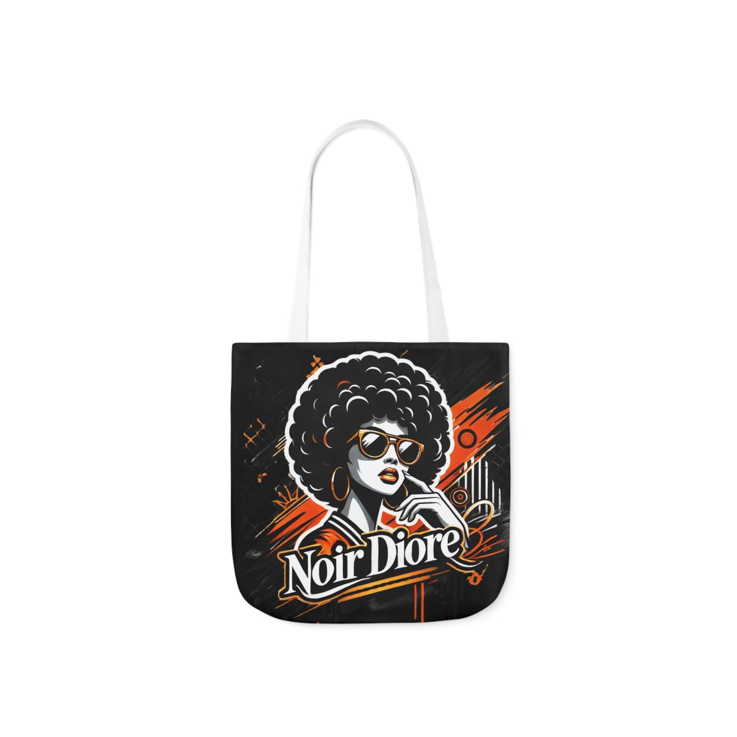 Noir Crowned Diva Tote Bag,