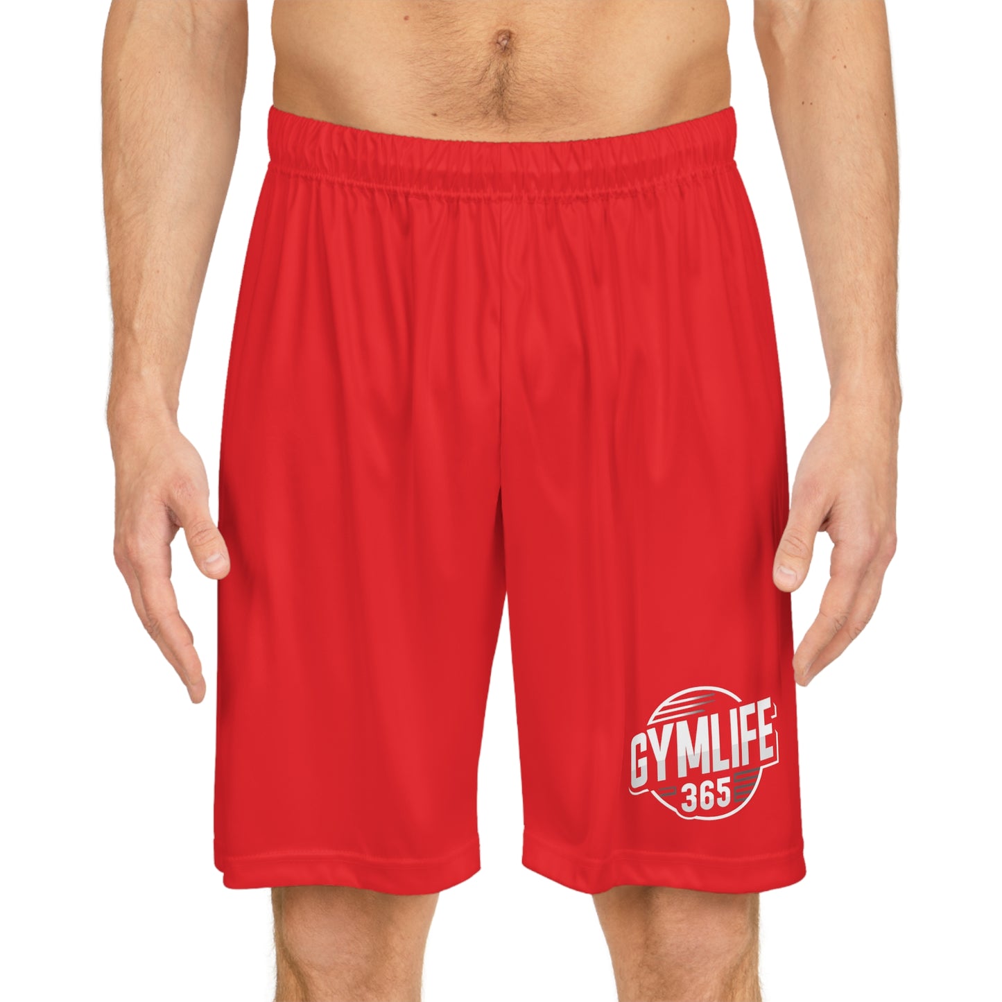 GymLife 365 - Red Basketball Shorts