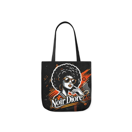 Noir Crowned Diva Tote Bag,