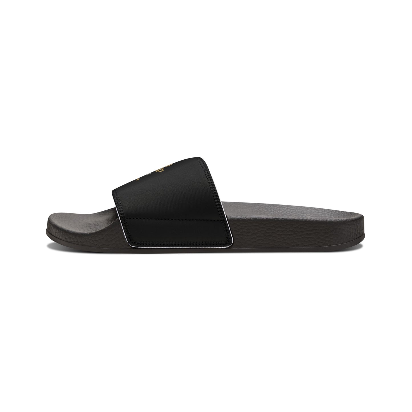 Noir Diore Kouture - Men's (Black & Gold) Removable-Strap Sandals