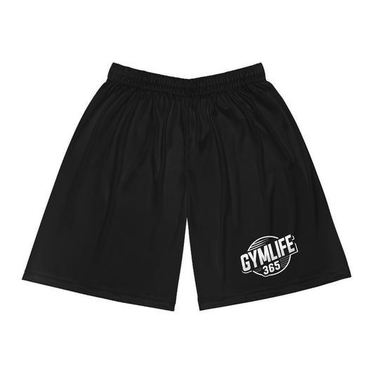 GymLife 365 - Black Basketball Shorts