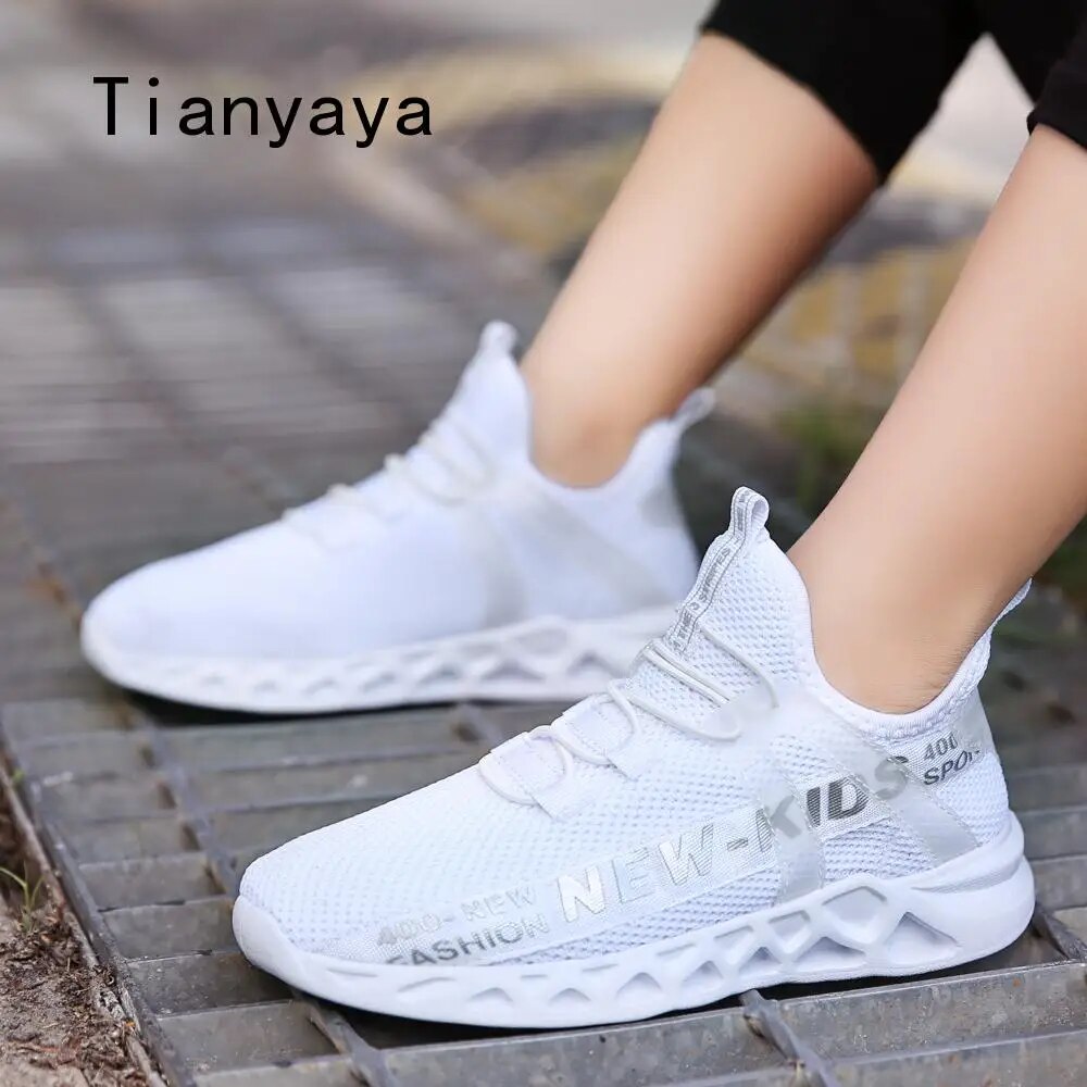 Sneakers For Boys And Girls Lightweight Kids Shoes Comfortable Children Running Shoes