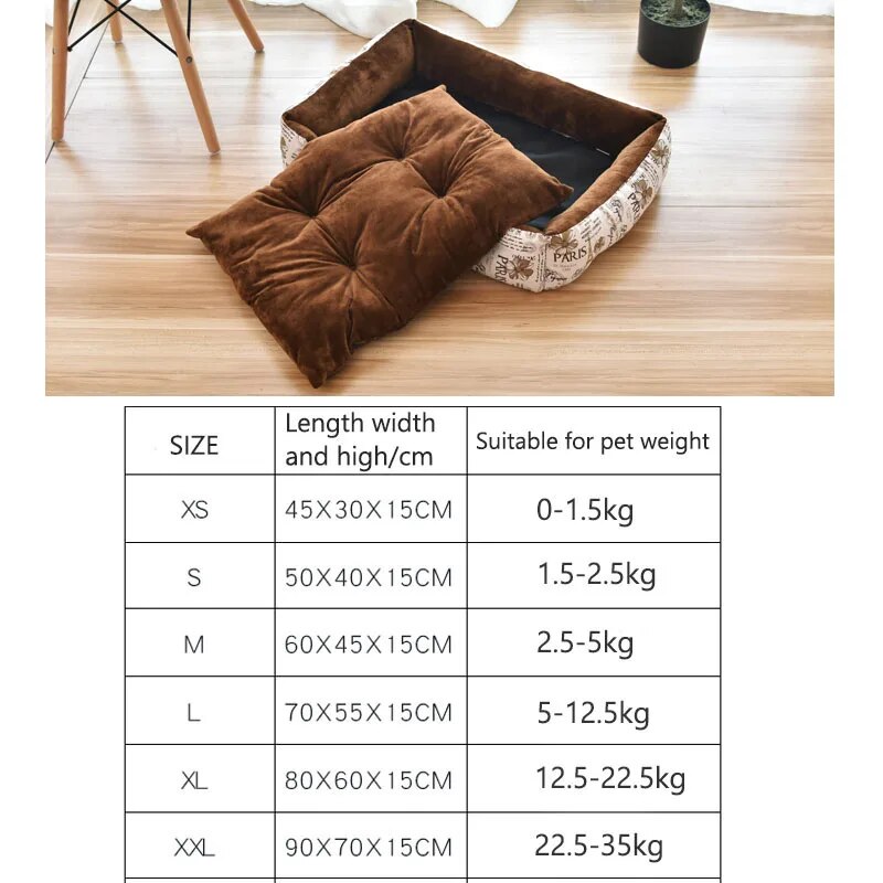 2020 baby soft large Pet Dog Bed Cat kennel Warm Cozy Dog House Soft Fleece Nest Dog Baskets Mat Autumn Winter Waterproof Kennel