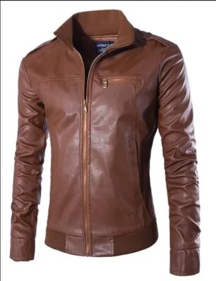 2020 New Fashion PU Leather Jacket Men Jaqueta De Couro Masculina Brand Mens Jackets And Coats Skinny Fitness Motorcycle Jacket