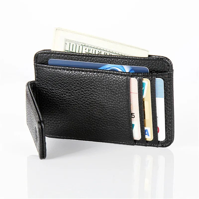 CUIKCA New Fashion Women Men Wallet Money Clip Magnet Clip Ultrathin Pocket Clamp Credit Card Case Mini Creative Wallet