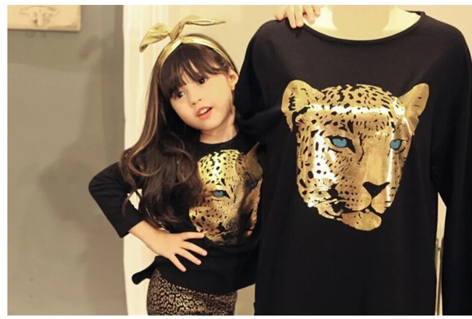 Fashion Children Clothing Sets Leopard Tracksuits Animals Top+Leggings 2pcs Kids Clothes Baby Girls Suits 0-7Years/Autumn BC1113