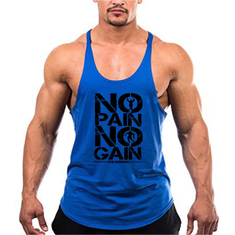 Brand Gyms Stringers Mens Tank Tops Sleeveless Shirt,tanktops Bodybuilding and Fitness Men's Gyms Singlets workout Clothes