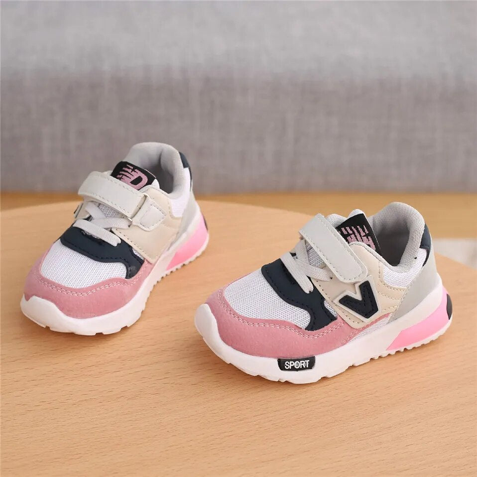 Spring Autumn Kids Shoes Baby Boys Girls Children's Casual Sneakers Breathable Soft Anti-Slip Running Sports Shoes Size 21-30