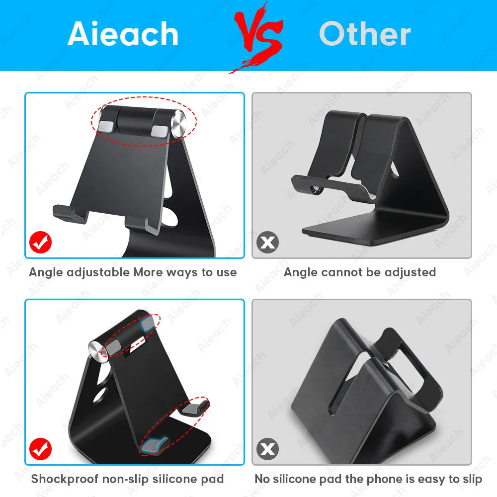 Universal Phone Tablet Desktop Stand For iPad 7.9 9.7 10.5 11 inch Metal Rotation Tablet Holder For Samsung Xiaomi Huawei Tablet