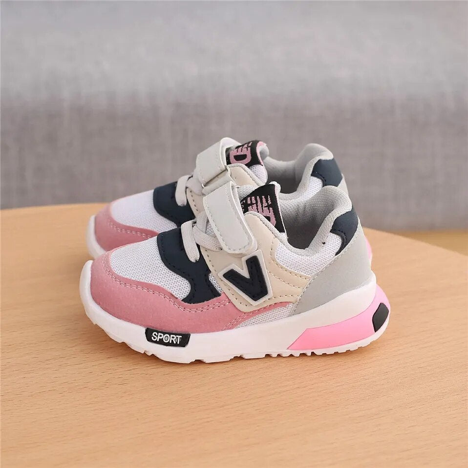 Spring Autumn Kids Shoes Baby Boys Girls Children's Casual Sneakers Breathable Soft Anti-Slip Running Sports Shoes Size 21-30