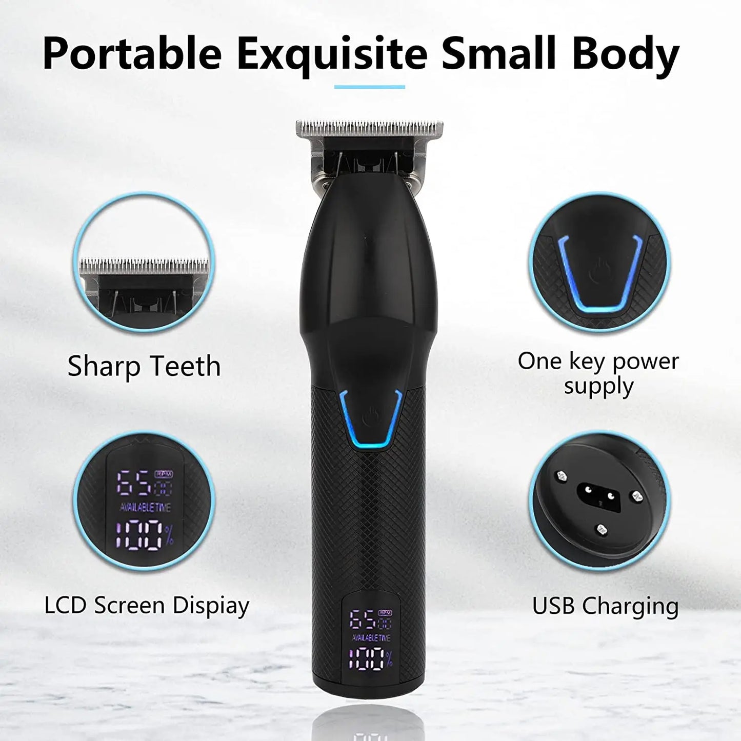 Professional Hair Clipper Trimmer Set For Men Cordless Beard Trimmer Hair Cutter Hair Cutting Machine Barber Haircut Grooming