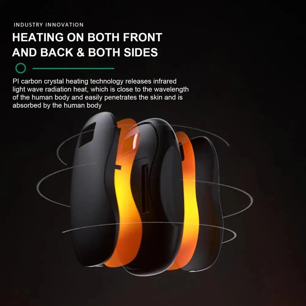 XIAOMI USB Hand Warmer Mobile Power Source 2 in1 Rechargeable Hand Warmer Hot water Bag With Digital Display Electric Heating