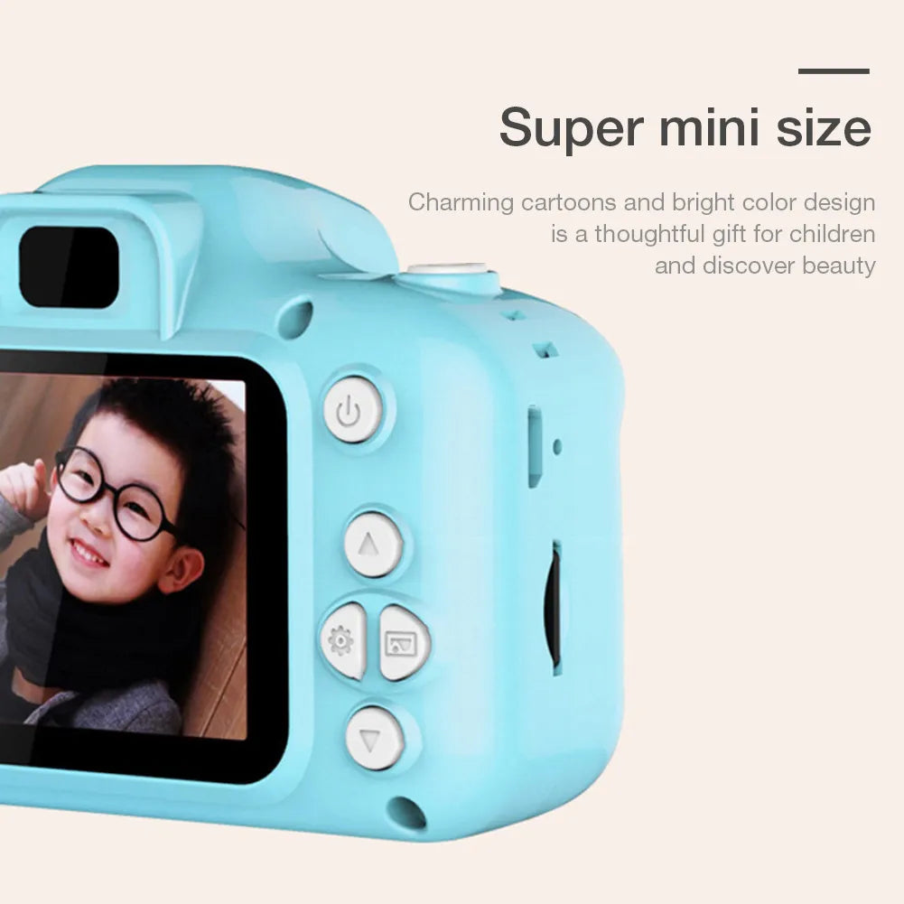 Children's Camera Waterproof 1080P HD Screen Camera Video Toy 8 Million Pixel Kids Cartoon Cute Camera Outdoor Photography Toy