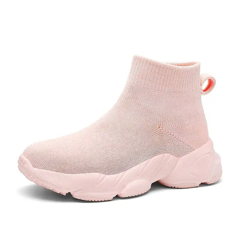 Children Socks Sneakers Kids Shoes For Girls Boys Fashion Flying Mesh Toddler Boy Shoes Kids Casual Shoes Solid Color Kids Socks