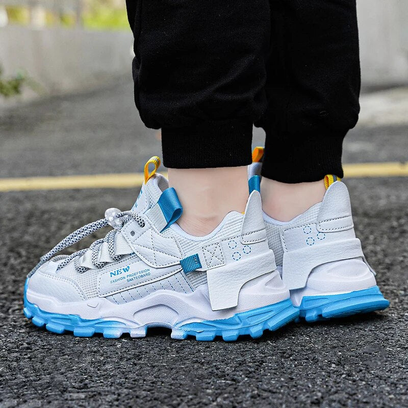 Children's Sneakers Comfortable Blades Soles Child Running Shoes Breathable Kids Shoes For Girls Size 29-39