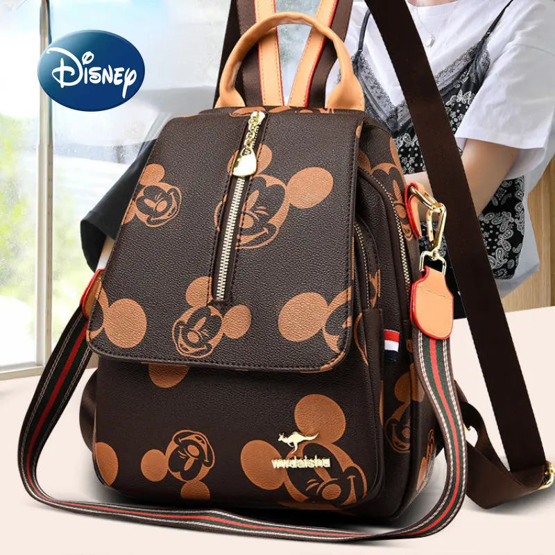 Disney Mickey New Women's Backpack Luxury Brand Women's Backpack Large Capacity Multifunctional Fashion Travel Backpack