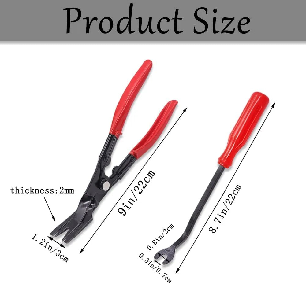 Car Headlight Repair Installation Tool Trim Clip Removal Pliers Van Door Panel Fascia Dash Upholstery Remover Tool