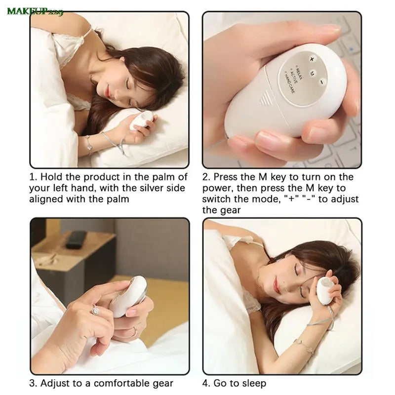 Sleep Aid Hand-held Micro-current Intelligent Relieve Anxiety Depression Fast Sleep Instrument Sleeper Therapy Insomnia Device