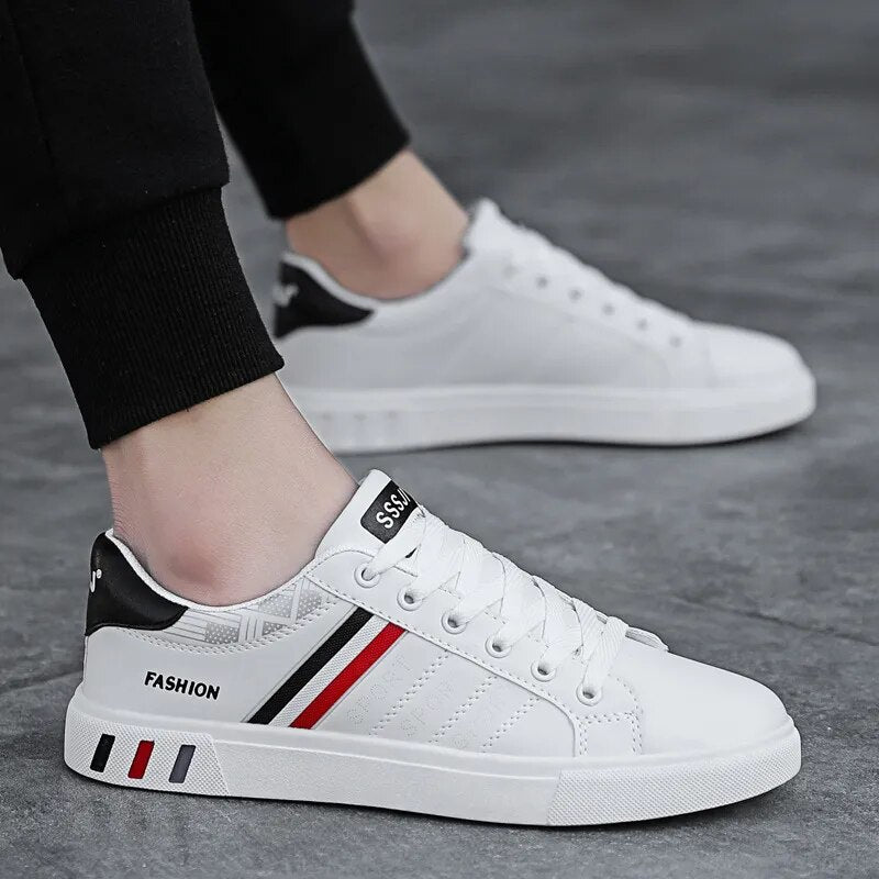 Lightweight Breathable Men Shoes Flat Lace-Up Men Sneakers White Business Travel Unisex Tenis Masculino 2023 Men Shoes