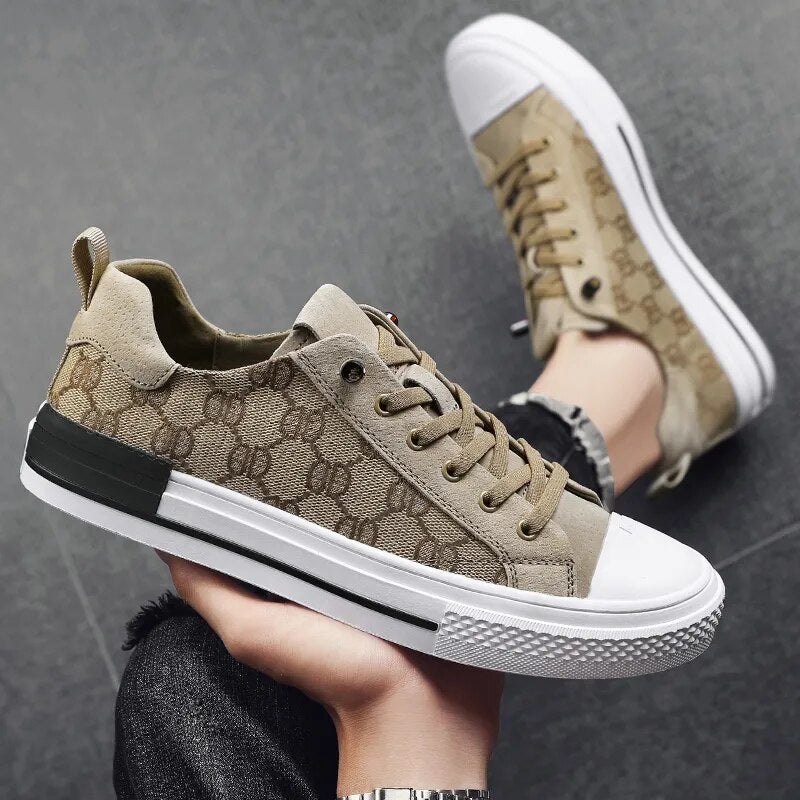 Hot Sale Men's Canvas Shoes Low Sneaker Lightweight Vulcanized Shoes Men Flats Loafers Breathable Casual Shoes Men Espadrille