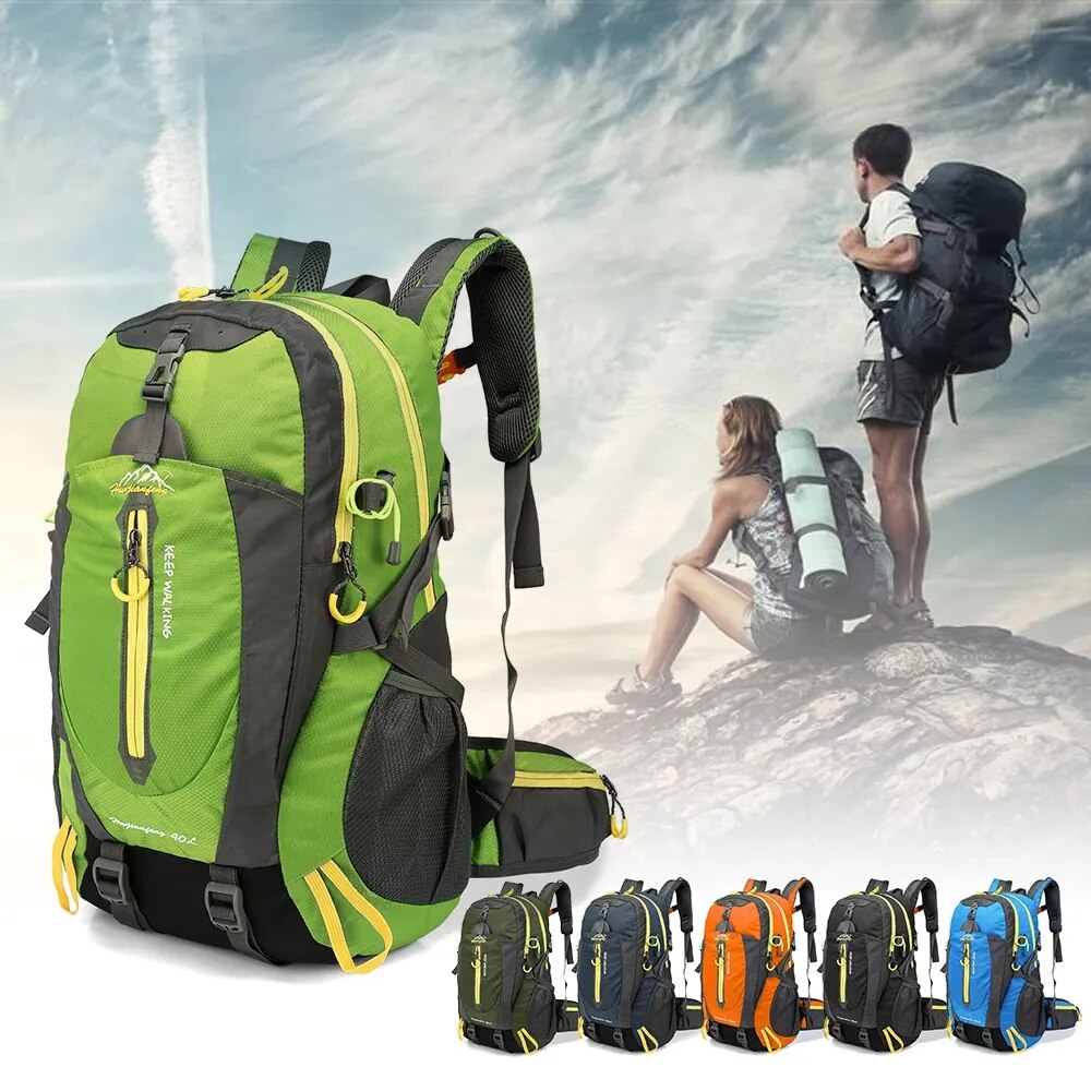 40L Outdoor Bags Water Resistant Travel Backpack Camp Hike Laptop Daypack Trekking Climb Back Bags For Men Women